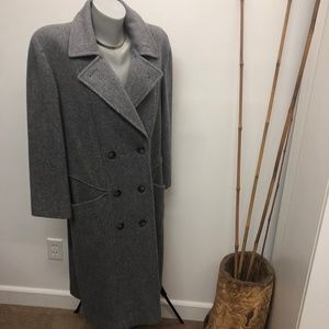 vintage USA union tag plush wool pea coat buttons